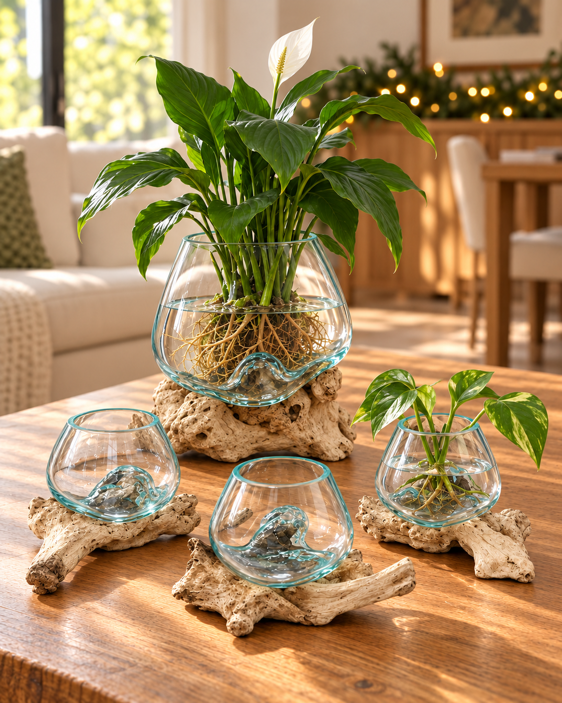 Christmas Mega Sale Package – 1 Large + 3 Mini Vases