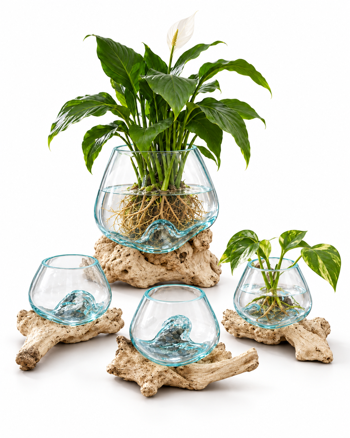 Christmas Mega Sale Package – 1 Large + 3 Mini Vases